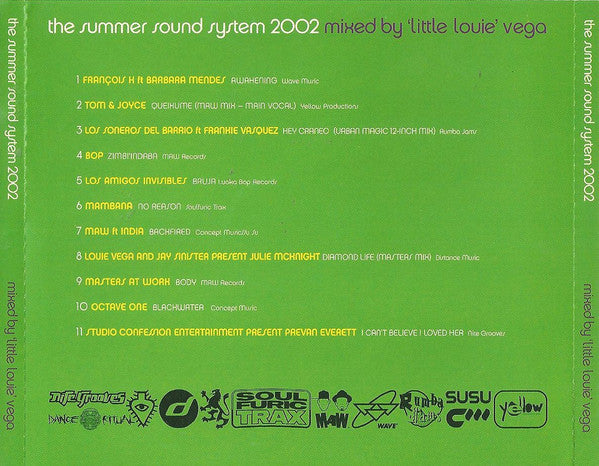 Louie Vega : Gatecrasher (The Summer Sound System 2002) (CD, Mixed)