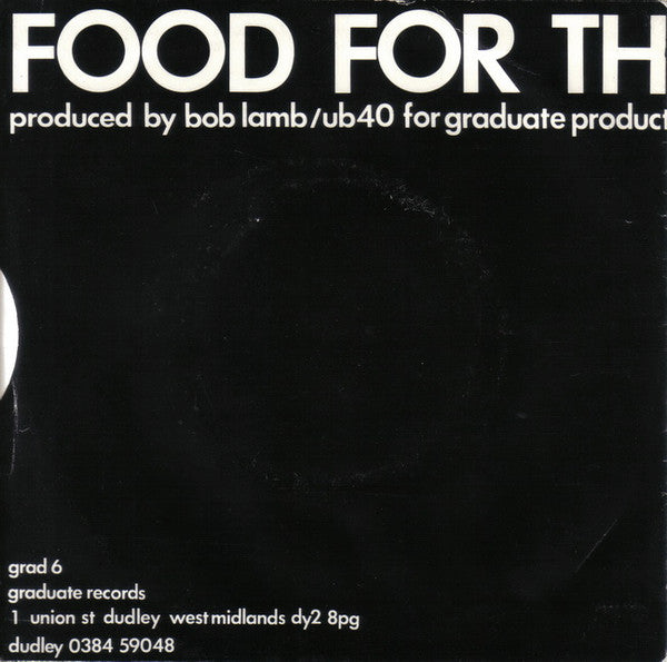 U.B. 40* : King / Food For Thought (7", Single, Sol)