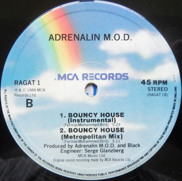 Adrenalin M.O.D. : Bouncy House (The Underground Mix) (12")