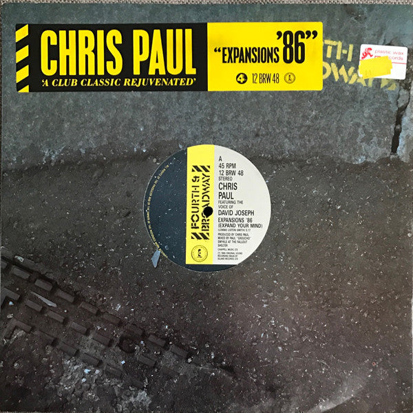 Chris Paul Featuring The Voice Of David Joseph : Expansions '86 (Expand Your Mind) (12")
