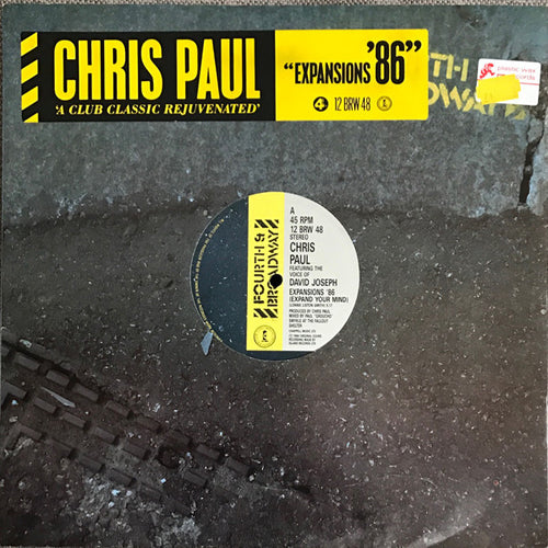 Chris Paul Featuring The Voice Of David Joseph : Expansions '86 (Expand Your Mind) (12")