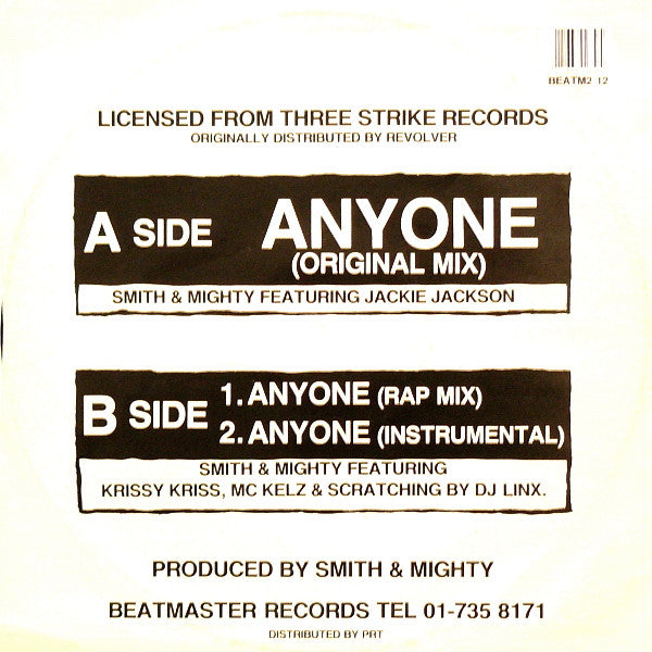 Smith & Mighty : Anyone (12")