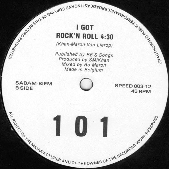 101 : Just As Long As I Got You - House Mix (12")