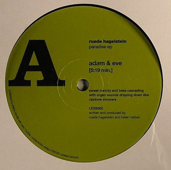 Ruede Hagelstein : Paradise EP (12", EP)