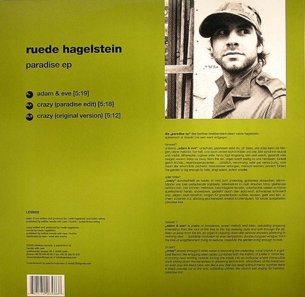 Ruede Hagelstein : Paradise EP (12", EP)