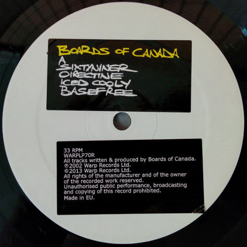Boards Of Canada : Twoism (LP, MiniAlbum, RE, W/Lbl)