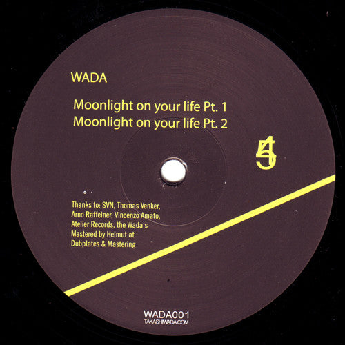 Takashi Wada : Moonlight On Your Life (12")