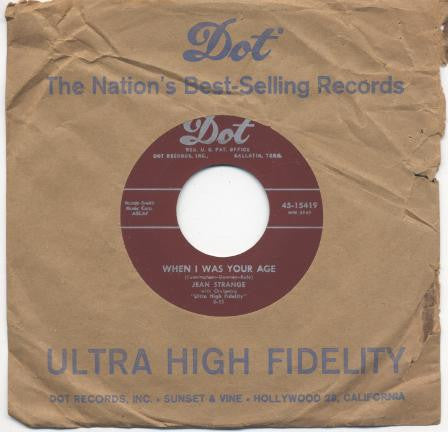 Jean Strange : Charm Bracelet / When I Was Your Age (7")