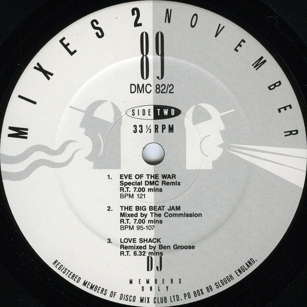 Various : November 89 - Mixes 2 (12", P/Mixed)