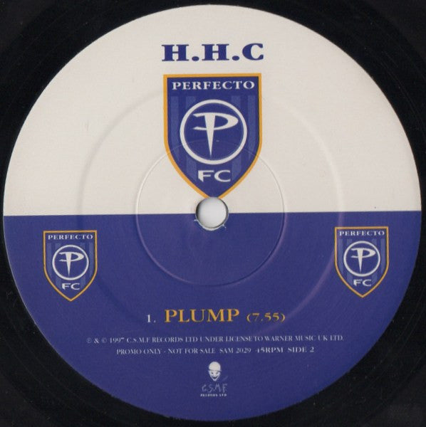 H.H.C* : We're Not Alone (12", Promo)