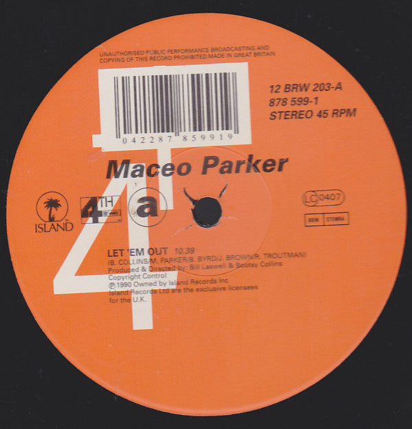 Maceo Parker : Let 'Em Out (12", Single)