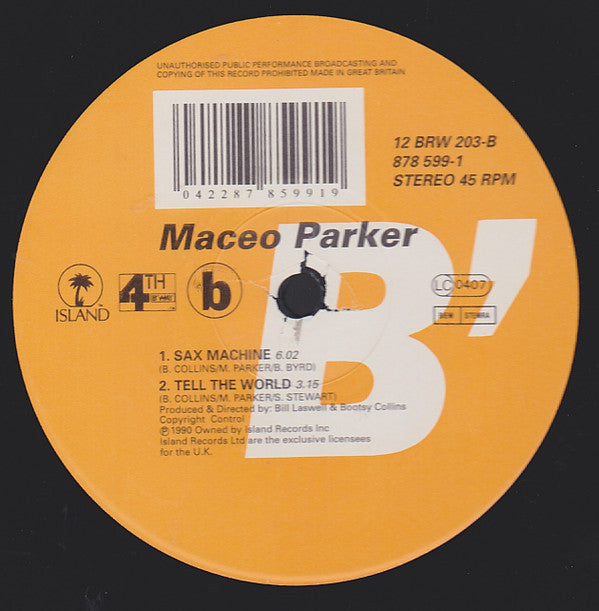 Maceo Parker : Let 'Em Out (12", Single)