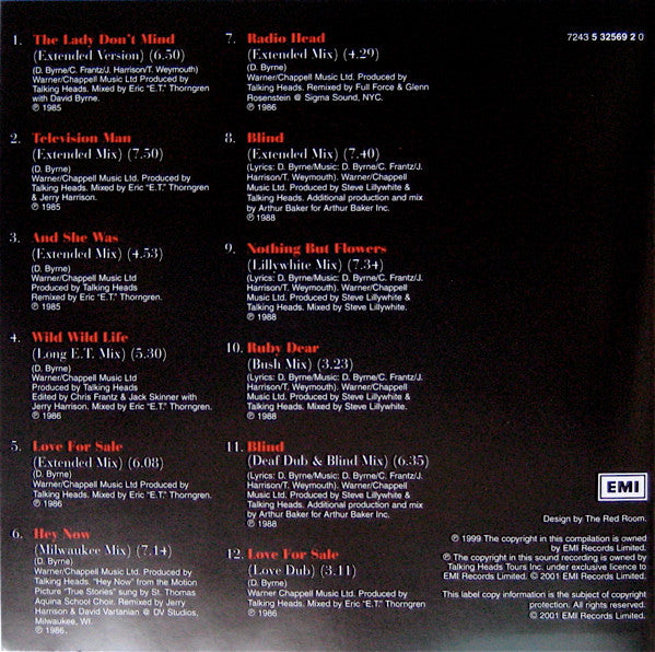 Talking Heads : Remixed (CD, Comp, RE, EMI)