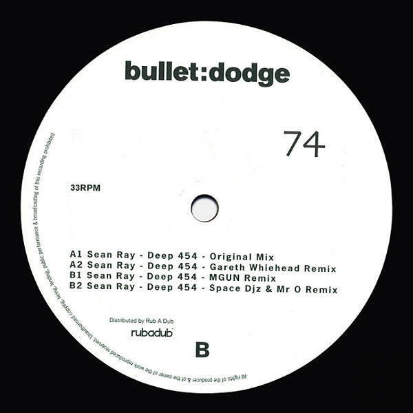 Sean Ray : Deep 454 (12")