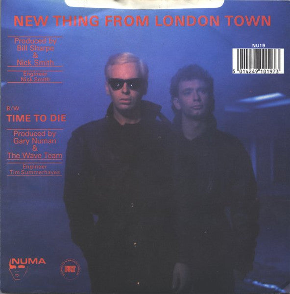 Sharpe & Numan : New Thing From London Town (7", Single)