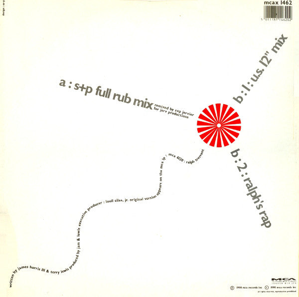 Ralph Tresvant : Sensitivity (G Spot Remix) (12")
