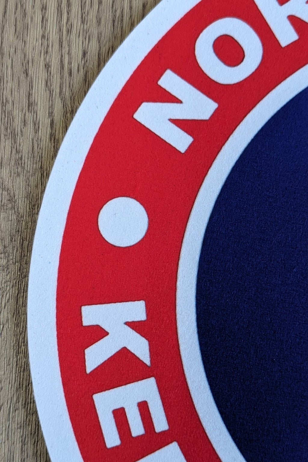 Northern Soul - Red White and Blue - Keep the Faith Slipmat - 7 & 12 inch LP Vinyl DJ Pro Turntable Slip Mat Record Player