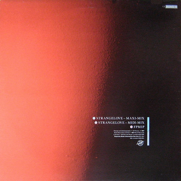 Depeche Mode : Strangelove (12", Single)