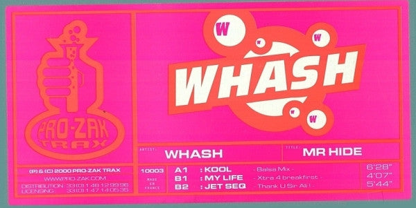 Whash : Mr Hide (12")