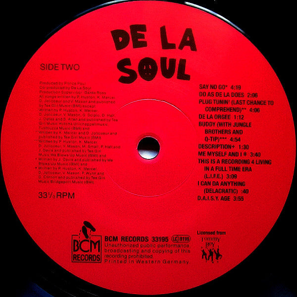 De La Soul : 3 Feet High And Rising (LP, Album)