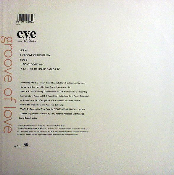 Ebony Vibe Everlasting : Groove Of Love (Part 2) (12")
