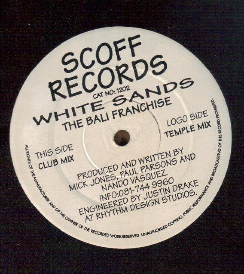 The Bali Franchise : White Sands (12")