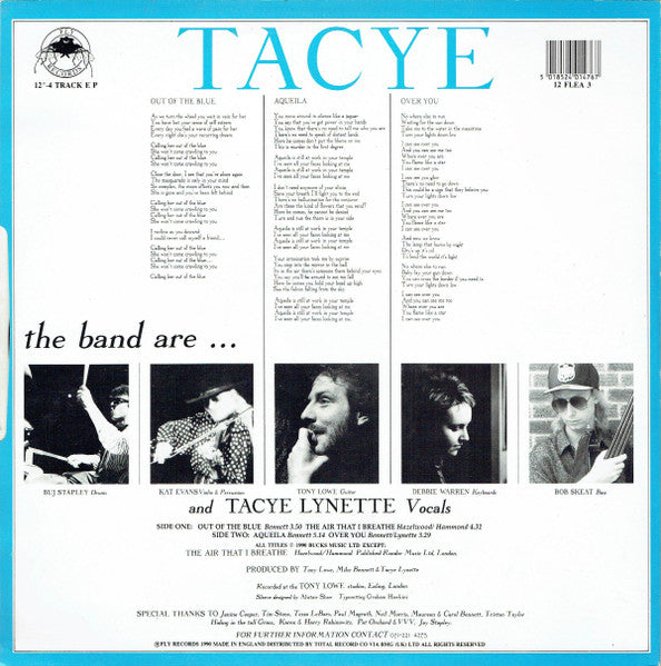 Tacye : Out Of The Blue (12", EP, Single)