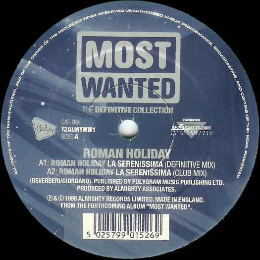 Various : Most Wanted: The Definitive Collection (12", Promo, Smplr)