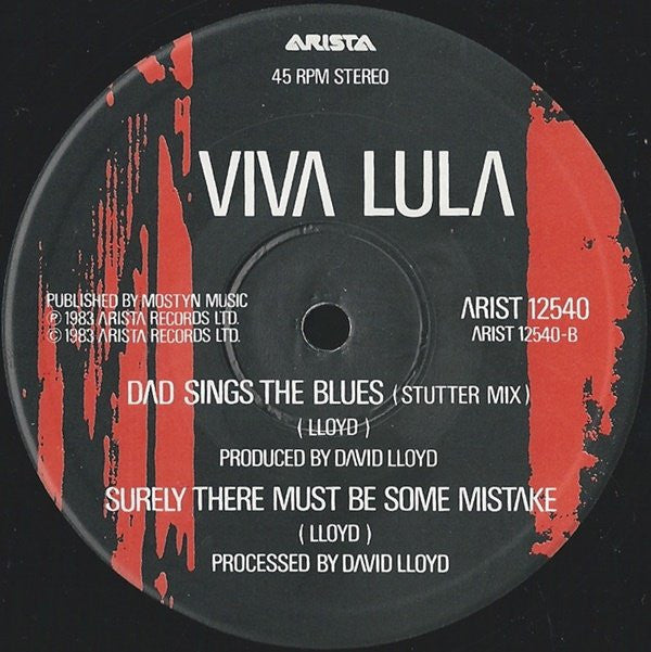 Viva Lula : Dad Sings The Blues (12", Single)