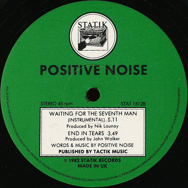 Positive Noise : Waiting For The Seventh Man (Special Extended Remix Version) (12")