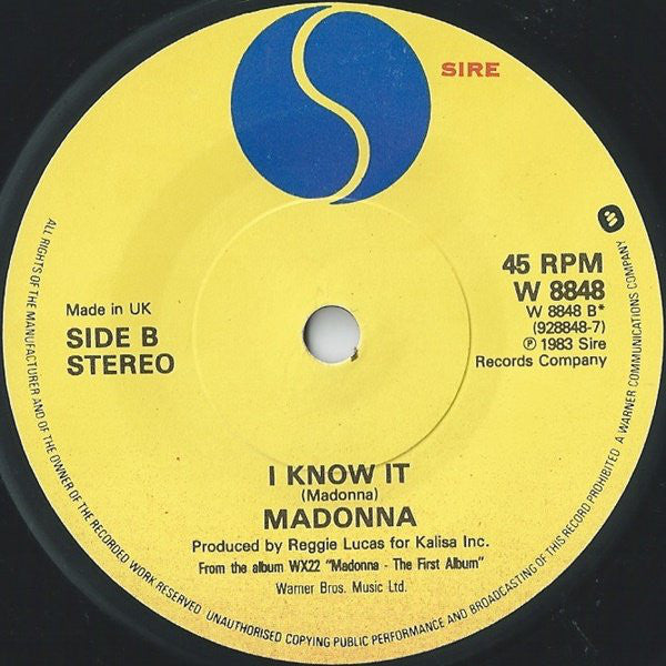 Madonna : Dress You Up (7", Single, Pap)