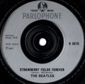 The Beatles : Strawberry Fields Forever (7", Single, RE, RP, Sil)