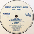 Mario Più Presents More (2) : All I Need (12", Promo)
