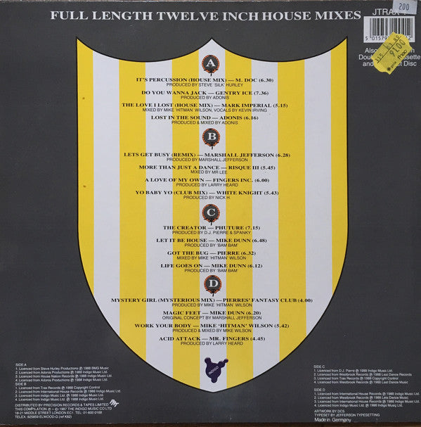 Various : Jack Trax (The Fourth Album) (2xLP, Album, Comp)