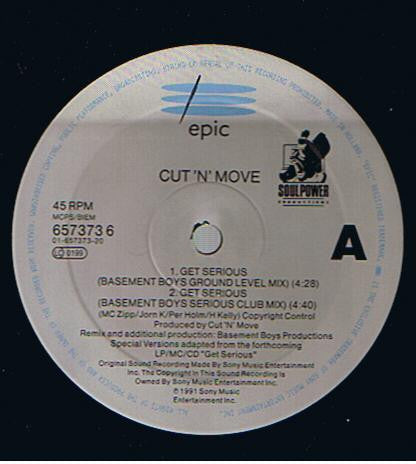 Cut 'N' Move : Get Serious (12", Single)