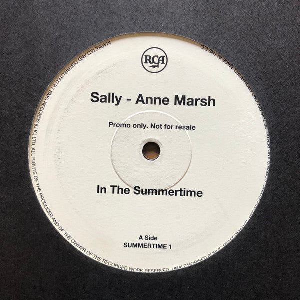 Sally Anne Marsh : In The Summertime (12", Promo)
