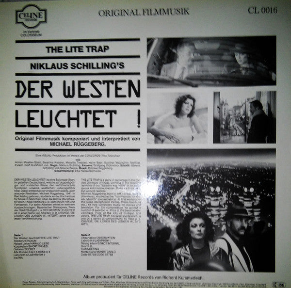 Michael Rüggeberg : Niklaus Schilling's Der Westen Leuchtet (Original Filmmusik) (LP)