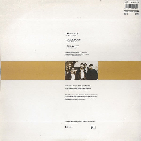 Andy Pawlak : Secrets (12", Single)