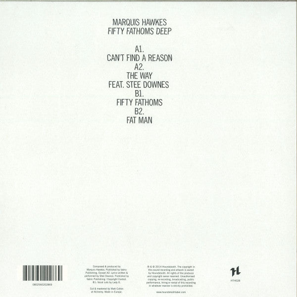 Marquis Hawkes : Fifty Fathoms Deep (12", EP, Ltd, 180)