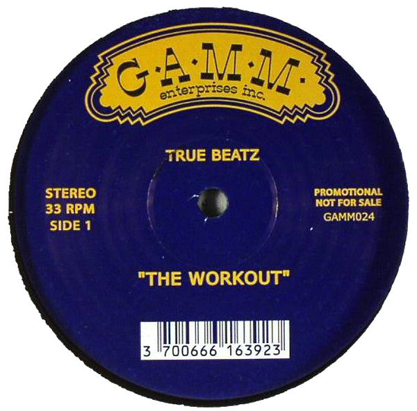 True Beatz : The Workout / Switch O Passo (12", Promo)