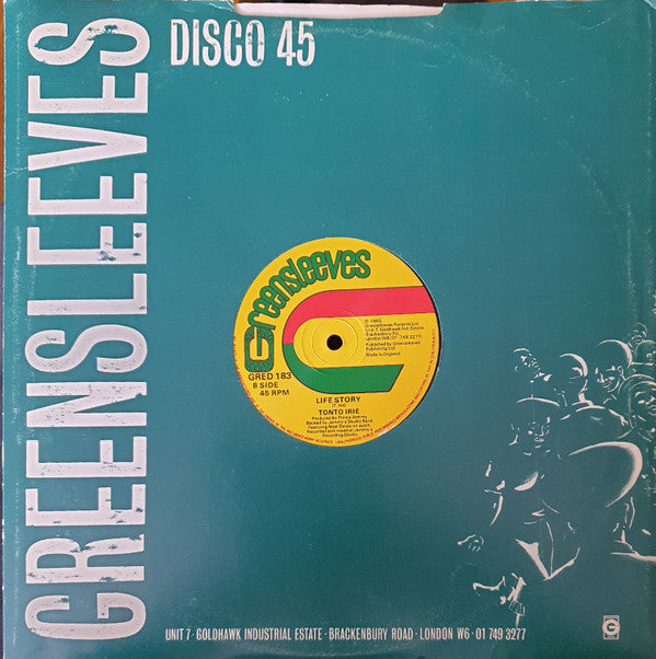 Wayne Smith / Tonto Irie : Ickie All Over / Life Story (12")