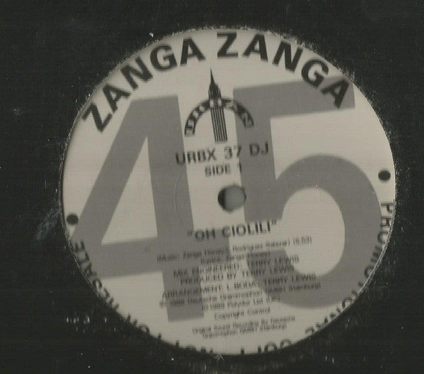 Zanga Zanga : Oh Ciolili (12", Promo)
