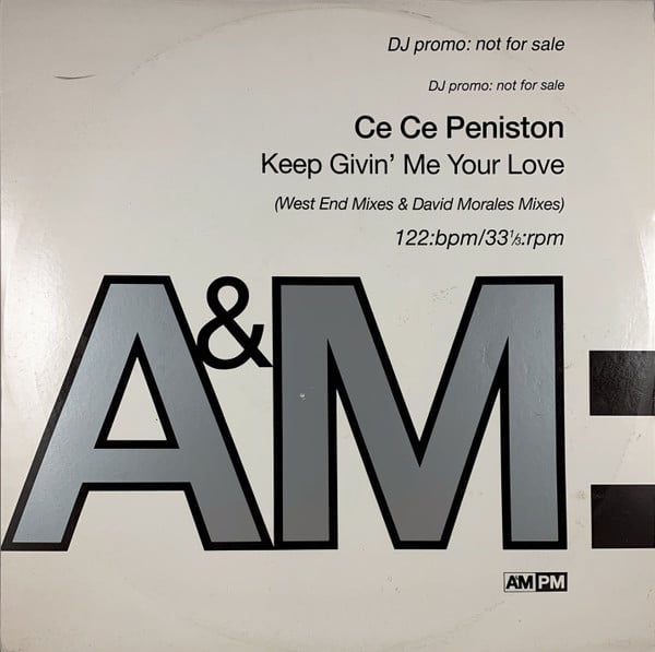 Ce Ce Peniston : Keep Givin' Me Your Love (12", Promo)