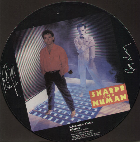 Sharpe & Numan : Change Your Mind (12", Single, Ltd, Pic)