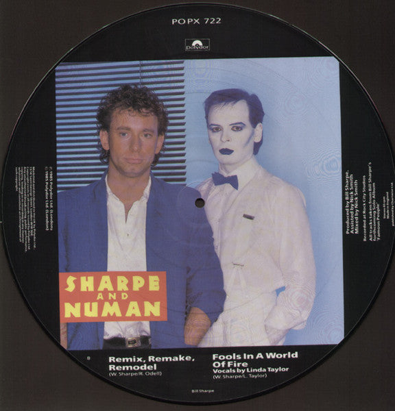 Sharpe & Numan : Change Your Mind (12", Single, Ltd, Pic)