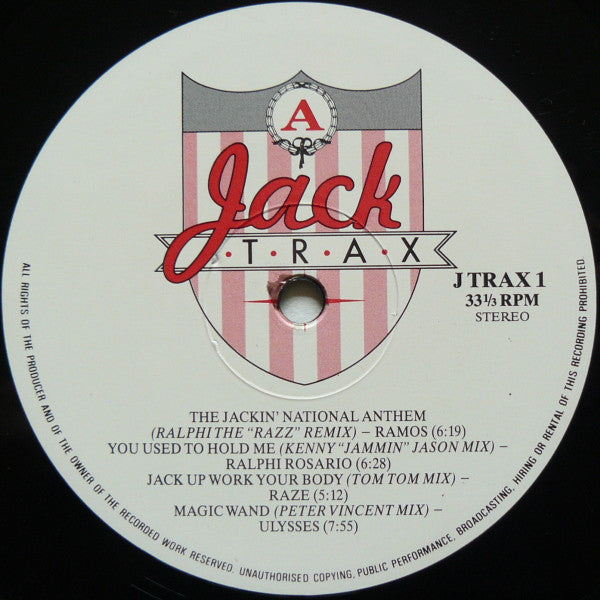 Various : Jack Trax - The First Album (LP, Comp)