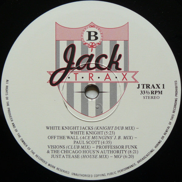 Various : Jack Trax - The First Album (LP, Comp)