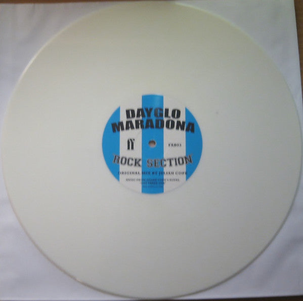 Dayglo Maradona : Rock Section (12", Single, Ltd, Whi)