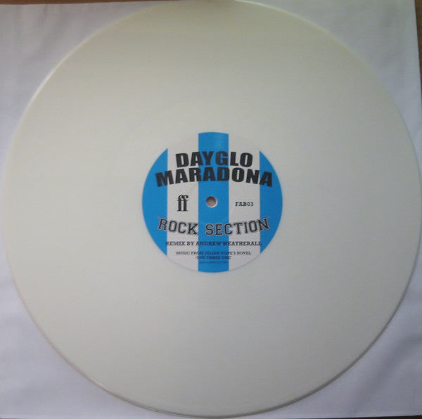 Dayglo Maradona : Rock Section (12", Single, Ltd, Whi)