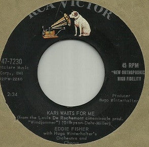 Eddie Fisher : Kari Waits For Me / Pick A Partner (7", Single)